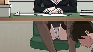 Naruto: Kunoichi Trainer - Big Ass Blonde Secretary Teen Has Risky Office Sex at Work with a Big Dick Co Worker
