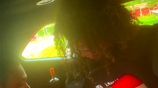 Bigdaddykj: Big Titty Dominican Sucks & Fucks BBC in Public Part 1