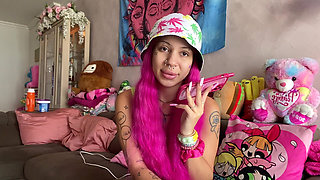 POV Vaping While Calling My Cuck Boyfriend Telling You Im Cheating on You While Youre Resting at Night with Bigger Cocks Vape Fe