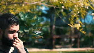 Sexy Euro Hottie Sucks & Fucks Hard Mexican Dick - Outdoor