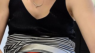 Teen Girl Solo Masturbation and Striptease 27