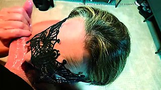 VictoriaGoddess Sucks Ball in CIM BJ