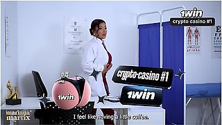 Max Betancur, Mariana Martix And Maxx Betancur In Marianas Anatomy Chapter : The Surgeon Puts His Penis In The Bathroom During The Night Shift