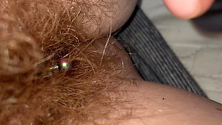 One Hair Heaven as a Single Pube Gets Caught Around My Clit Piercing
