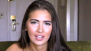 Olivia Nova Stars In WoodmanCastingX Giving Mind Blowing