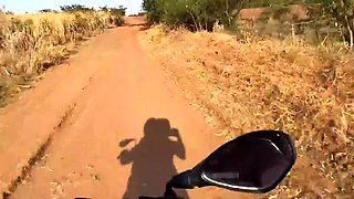 Naughty married nymph meets gym mate, romps in woods. Milk