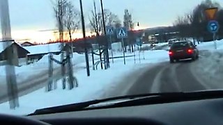 Big-Cock Blowjob in the Car with a Young Swedish Man