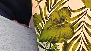 Forbidden Touch On Public! Shameless Stranger Touch Her With His Dick on Crowded Bus and Ejaculate Under Her Skirt