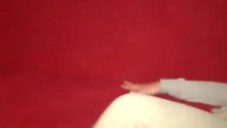 Horny agent gets fucked and jizzed on belly in casting threesome