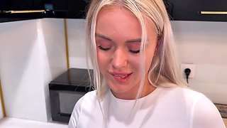 Drama with the Ex's Leftover Stuff - Cumshot on Her Pale Ass