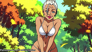 Ai Babes Outdoor Cleavage Tease