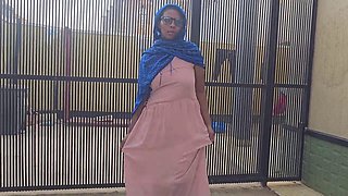 THE  ARABIAN GIRL TRYING TO SQUIRT OUTISIDE NEAR THE ROAD