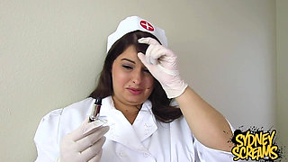 Gagged Nurse Sydney Begs - HD Wmv