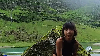 Masturbation with a Beautiful Views