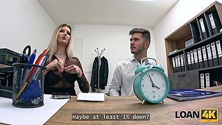 LOAN4K. She got a loan and jumped on stranger s cock in the bank while her husband was watching: Porn