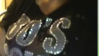 BBW Colombian Plays with Her Big Tits on Webcam
