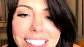 Big boob brunette masturbates on webcam
