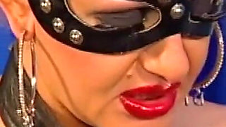Big boobs blonde and masked big dick latex fetish