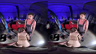 An Oily Repair: Blowjob, Cowgirl  Babe VR Porn