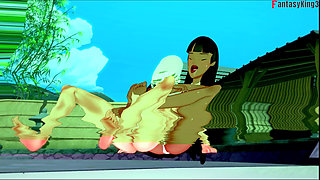 Chel hot deepthroat in the hot springs - El Dorado