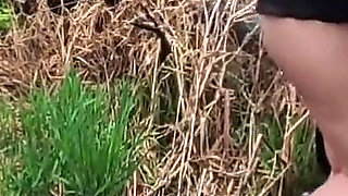 Hot Babe Used in Nature Cumming Hard and Almost Caught