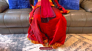 Hot Hijab Saree Erotica: Face Mouth Fuck, Intense Missionary Pussy Fuck and Deep Pounding