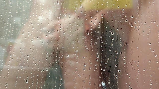 Femdom. Mommy Removes the Cage From Her Stepson's Penis, Lets Him Pee and Washes Him in the Shower.