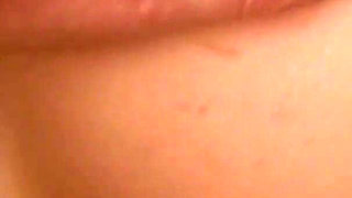 Busty brunette Bridgette Powell fucks her eager cock in her mouth and ass