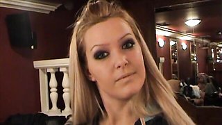Sophie Moone takes hard solo and fuck on bed