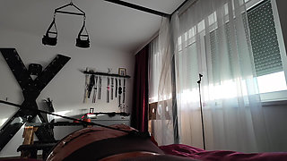 Tape Bondage, Pantyhose Layering, Whipping - Part 1