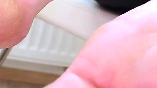 Receptionist's Big Stinky Feet Worship POV