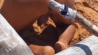 Ladysilva Anal Sex on the Beach