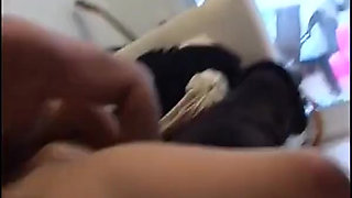 Brunette Whore Watches a Couple Fuck Then Needs Cock