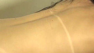 Sexy Brunette Sucking, Footjob and Fucking Hot in the Gloryhole