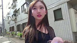 Japanese beauty pageant winner Aina Ichiki first time fucked by Yuto Kuroda - petite amateur with perfect tiny tits and sexy slutty clothes