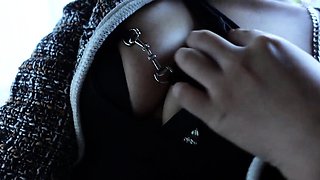 Cute Thai teen with big tits picked up