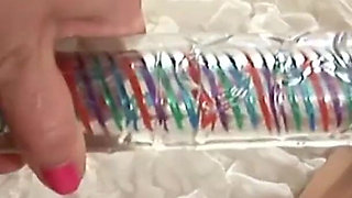 Blonde and brunette babes are having fun