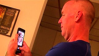 Interracial blowjob fuck jerk and facial at gloryhole