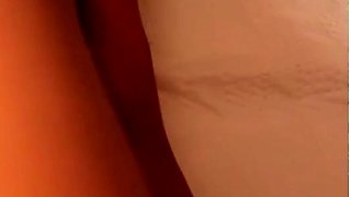 Solo Aiden Ashley masturbates in stockings