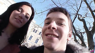 Step Brother's Big Cock Seduces Skinny Teens in Threesome Anal