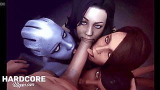 Mass effect, efecto 3d, 3d moms son animation
