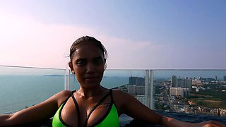 Anal penetration for my big ass Thai GF