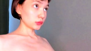 Close up teen masturbation