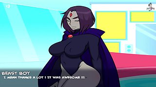 Raven goes wild with a hot punk blowjob in sinfully fun games