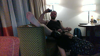 Wife Sucks off Stranger in Motel