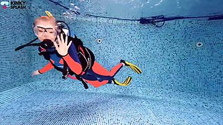 Lucy Laurens Underwater Lesbian Scuba Instructor POV Pussy Fuck Seduction