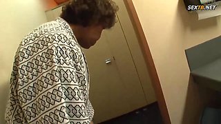 Japanese Babe having sex with a stranger at the mixed hotspring