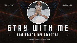 Tiny Tattooed Asian Bedroom Fun - Blowjob, Multiple Positions, Mega Orgasm & Creampie