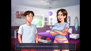 Summertime saga: the nurse gave me a handjob.