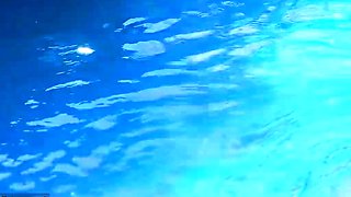! Two College Girls Pay Pool Boys For Raw Sex